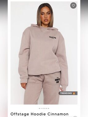 White Fox Offstage Cinnamon Hoodie-